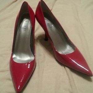 Cherry Red Guess Heels